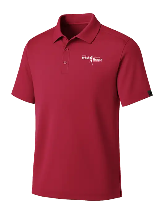 OGIO Red Framework Polo w/Sports Rehab Logo