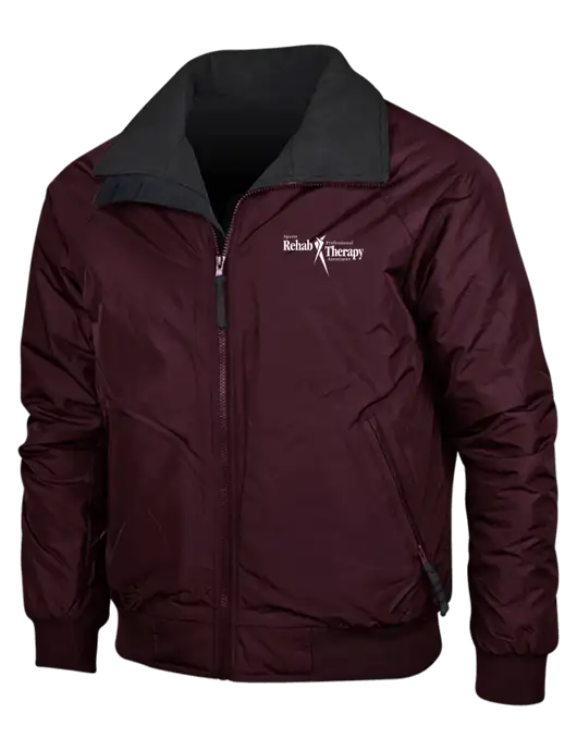 Maroon/True Black Classic Challenger Jacket w/Sports Rehab Logo
