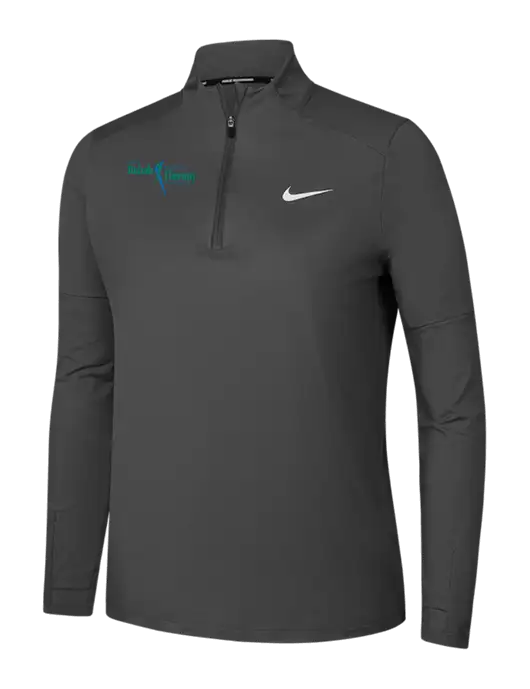 Nike Dark Grey Womens Dri-FIT Element 1/2-Zip Pullover w/Sports Rehab Logo