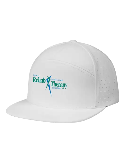 Richardson White Cannon Cap w/Sports Rehab Logo