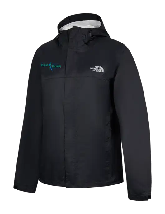 The North Face Black DryVent Rain Jacket w/Sports Rehab Logo
