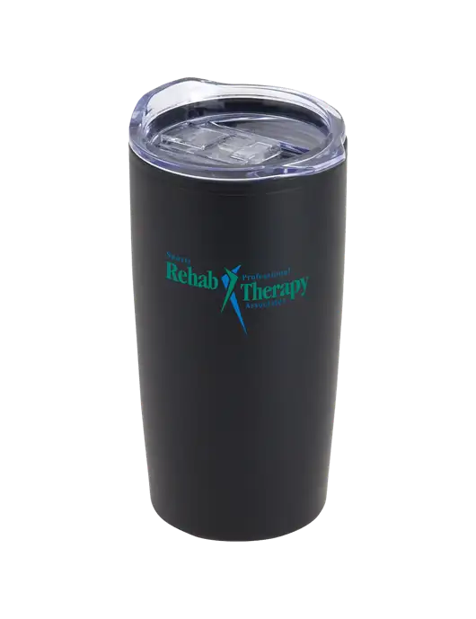 Olympus Black 20 oz Tumbler w/Sports Rehab Logo
