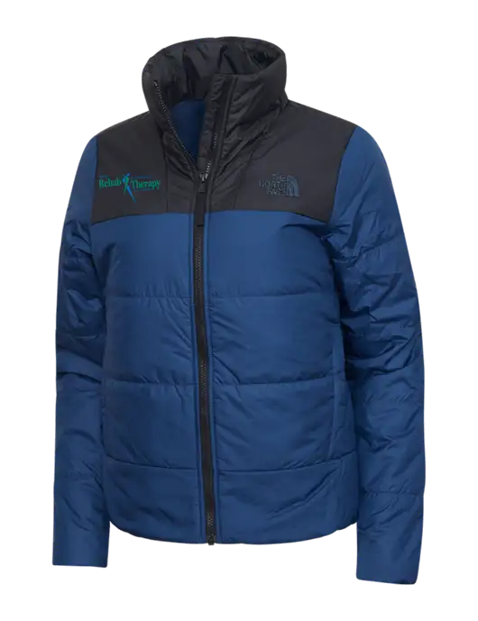 North Face Womens Navy Everyday Insulated Jacket w/Sports Rehab Logo