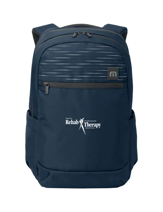 TravisMathew Navy Approach Backpack w/Sports Rehab Logo