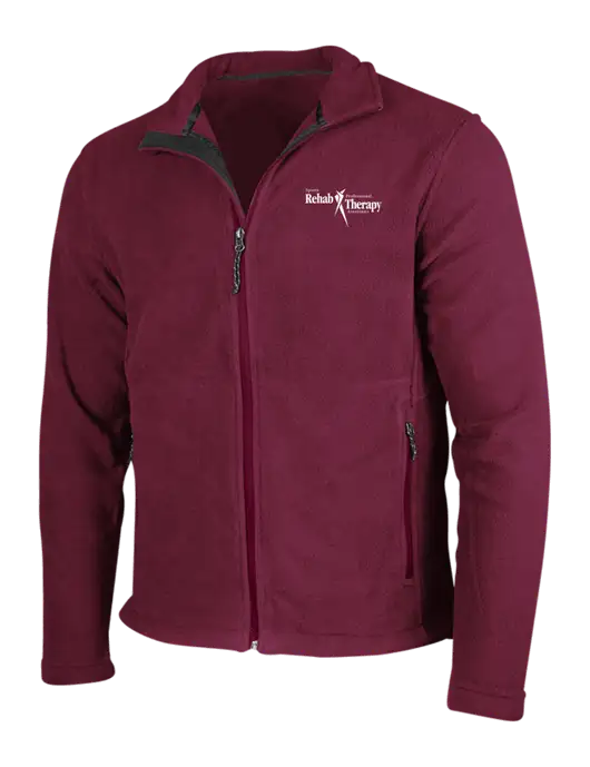Maroon Fleece Jacket w/Sports Rehab Logo