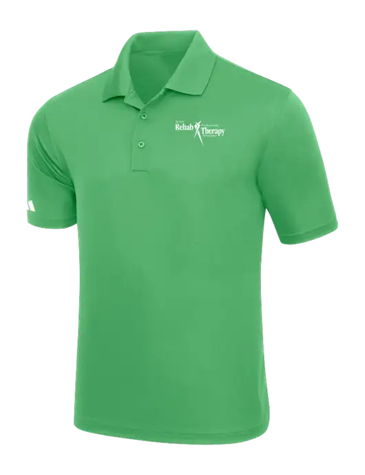 Adidas Kelly Green Basic Sport Polo w/Sports Rehab Logo