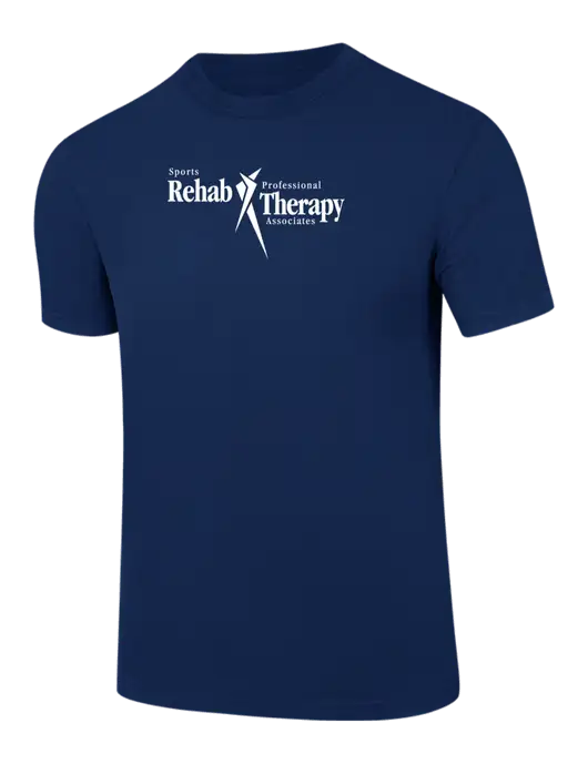 Comfort Colors 6.1 oz Dark Navy Heavyweight Ring Spun T-Shirt w/Sports Rehab Logo