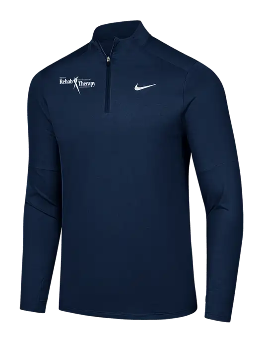 Nike Dark Navy Dri-FIT Element 1/2-Zip Pullover w/Sports Rehab Logo