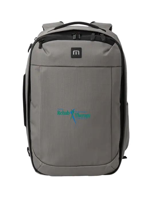 TravisMathew Medium Grey Convertible Backpack w/Sports Rehab Logo