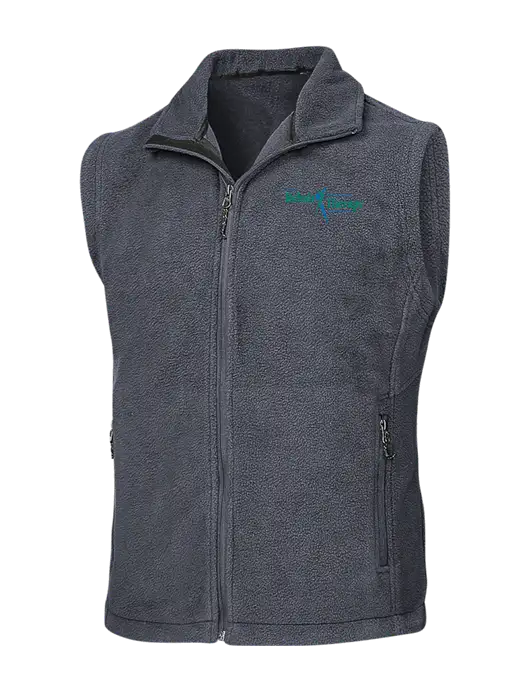 Dark Grey Fleece Vest w/Sports Rehab Logo
