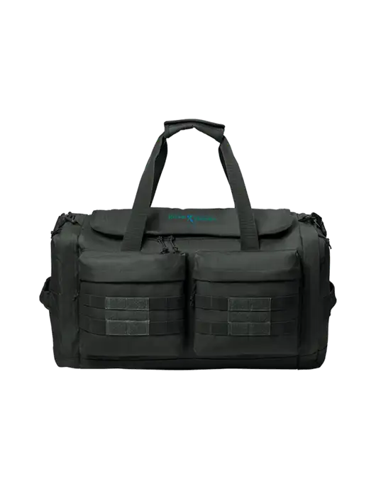 CornerStone Charcoal Grey Tactical Duffel w/Sports Rehab Logo