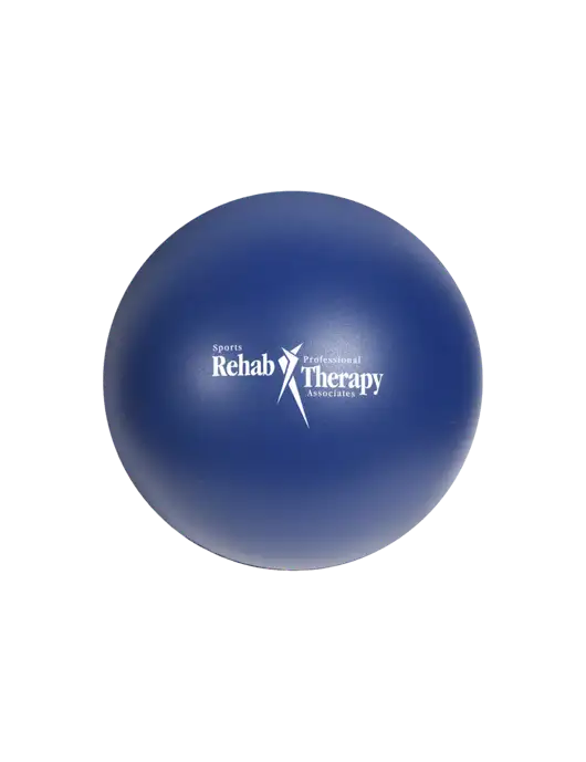 Navy Blue Stress Reliever Ball w/Sports Rehab Logo