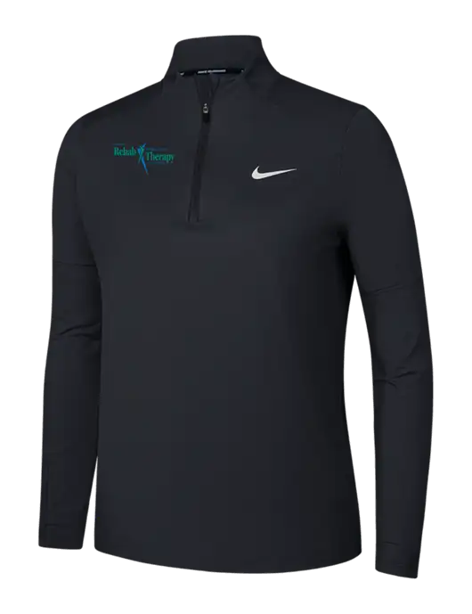 Nike Black Womens Dri-FIT Element 1/2-Zip Pullover w/Sports Rehab Logo