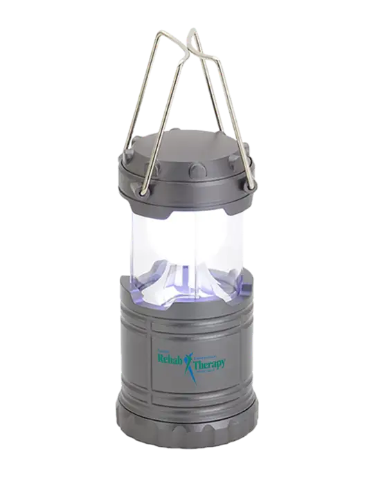 Gunmetal Mini Retro Lantern w/Sports Rehab Logo