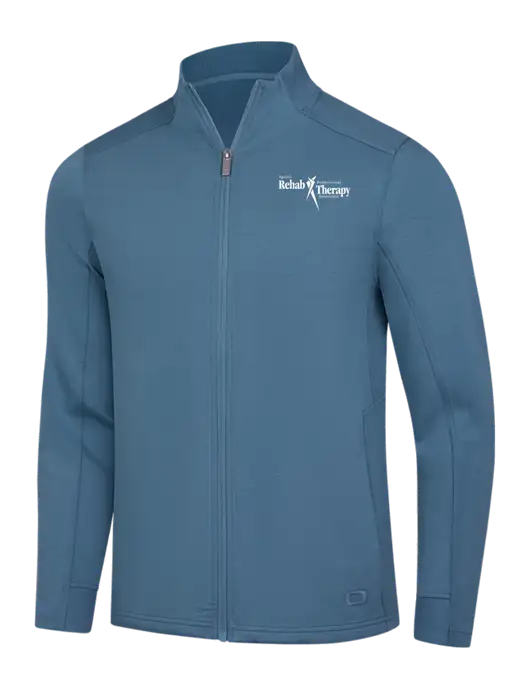 OGIO Light Slate Blue Transcend Full-Zip w/Sports Rehab Logo
