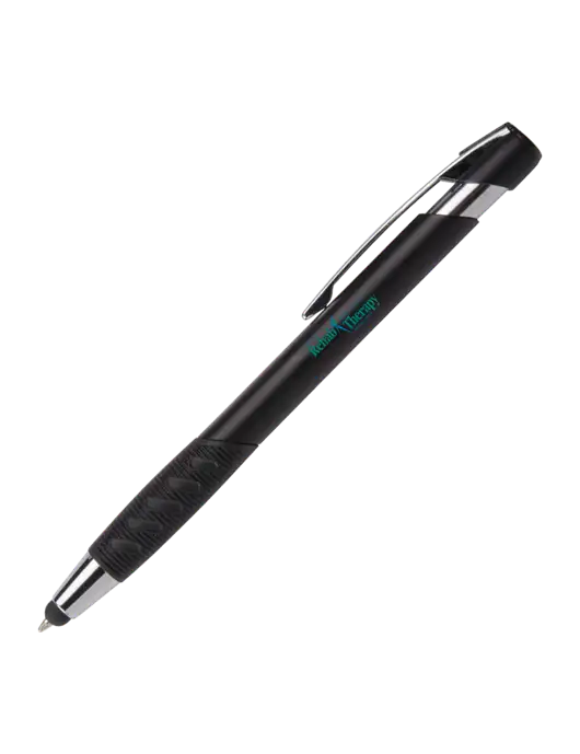 Alize Black Stylus Black Ink Pen w/Sports Rehab Logo