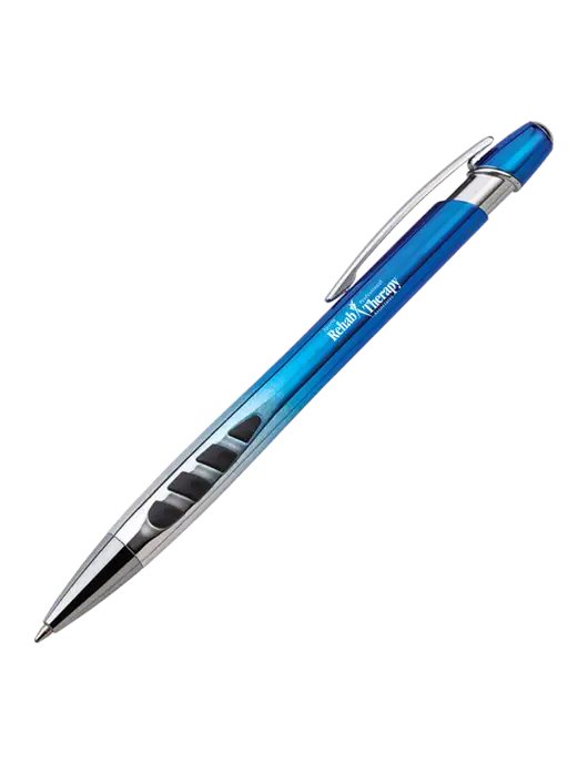 Zenith Blue Ballpoint Pen - Blue ink w/Sports Rehab Logo