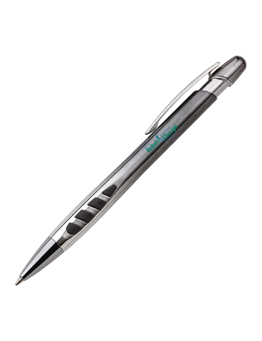Zenith Gunmetal Ballpoint Pen - Blue ink w/Sports Rehab Logo