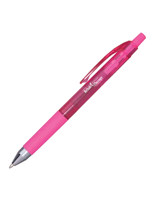 Translucent Pink Tint Pen - Pink Ink w/Sports Rehab Logo