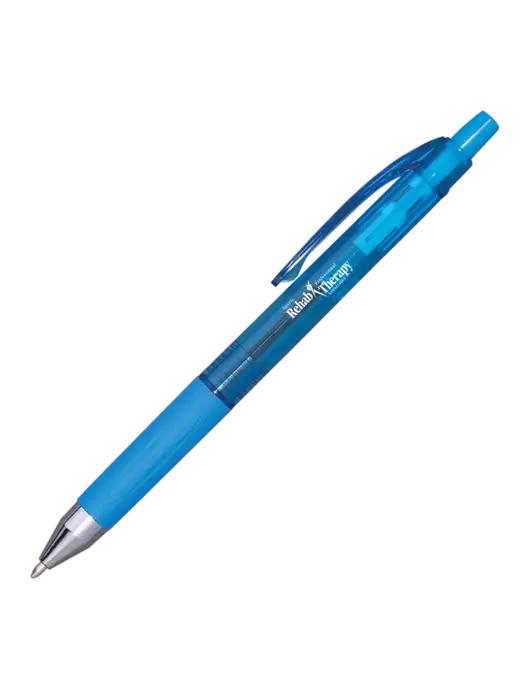 Translucent Blue Tint Pen - Blue Ink w/Sports Rehab Logo