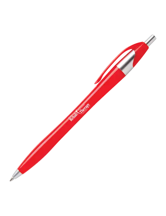 Novella Red Platinum Pen - Blue Ink w/Sports Rehab Logo