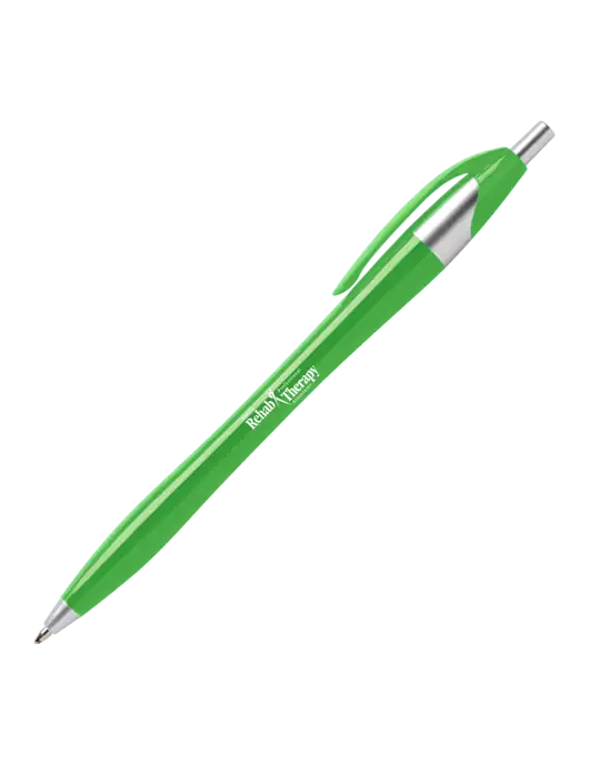 Novella Kelly Green Platinum Pen - Blue Ink w/Sports Rehab Logo