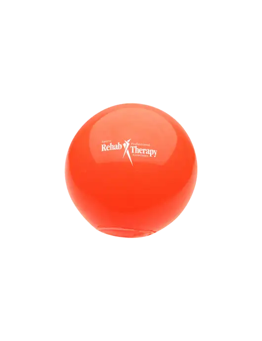Light Up Red Bounce Ball w/Sports Rehab Logo