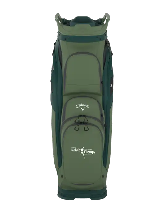 Callaway Org 14 Light Olive Cart Golf Bag  w/Sports Rehab Logo