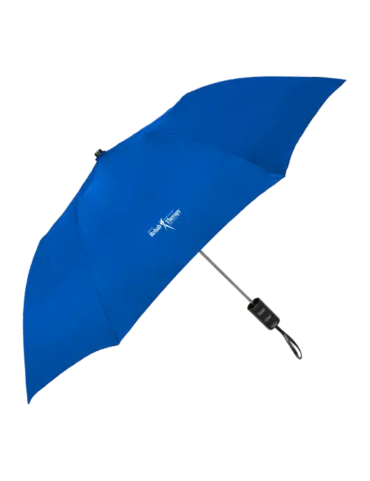 Dark Royal 42" Folding Umbrella  w/Sports Rehab Logo