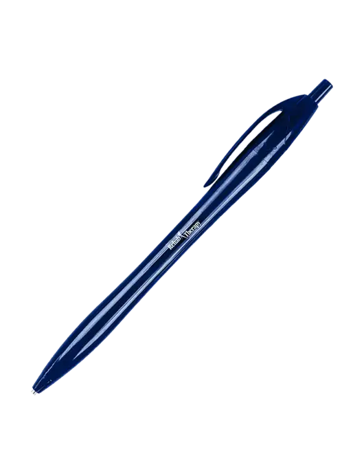 Novella Navy Solid Pen - Black Ink w/Sports Rehab Logo
