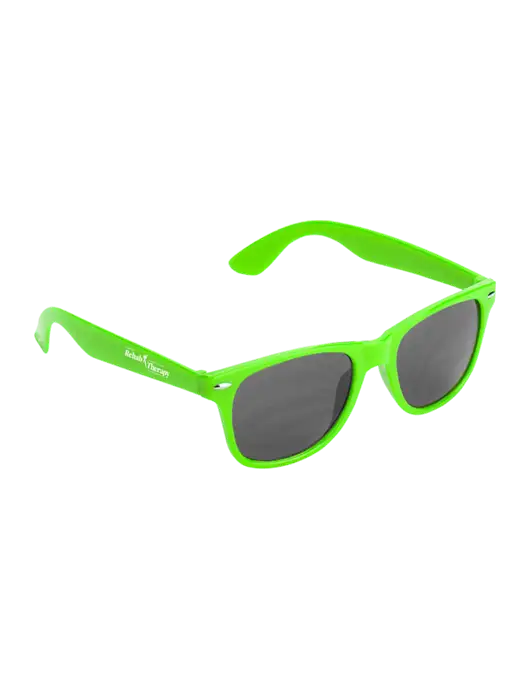 Daytona Light Green Sunglasses w/Sports Rehab Logo