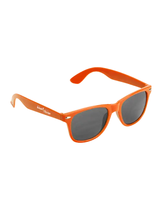 Daytona Orange Sunglasses w/Sports Rehab Logo