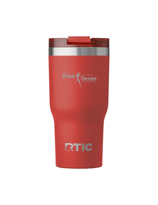 RTIC Essential 20 oz Red Tumbler w/Sports Rehab Logo