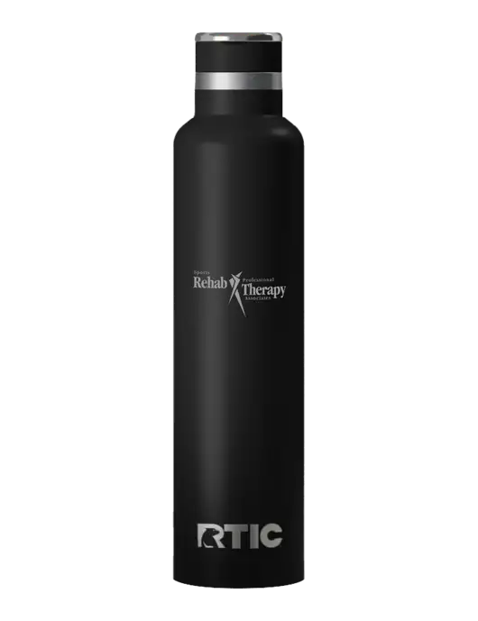 RTIC Journey 26 oz Black Bottle w/Sports Rehab Logo