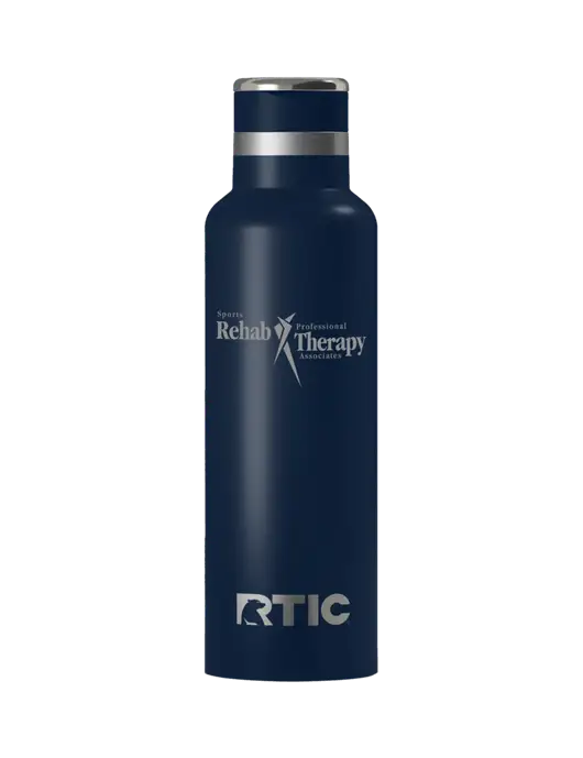 RTIC Journey 20 oz Navy Bottle w/Sports Rehab Logo