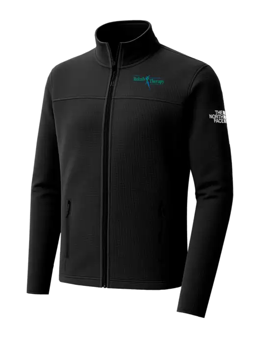 The North Face Aim Full-Zip Black Fleece Jacket w/Sports Rehab Logo