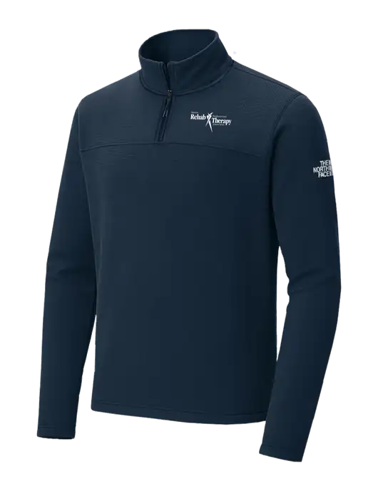 The North Face Aim 1/4-Zip Dark Navy Fleece w/Sports Rehab Logo