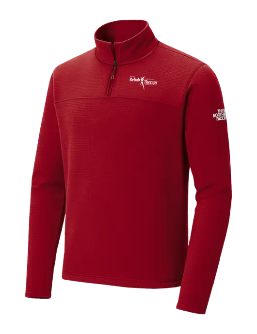 The North Face Aim 1/4-Zip Cardinal Fleece w/Sports Rehab Logo