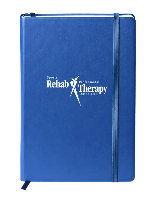 Neoskin Royal Hard Cover Journal 5.75 x 8.375
 w/Sports Rehab Logo