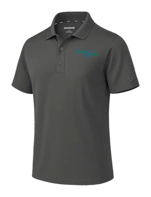 OGIO Envision Dark Medium Grey Polo w/Sports Rehab Logo