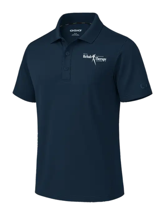 OGIO Envision Dark Navy Polo w/Sports Rehab Logo