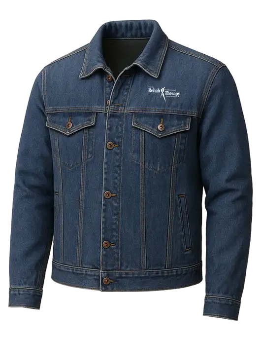 Denim Jacket w/Sports Rehab Logo