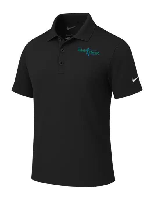 Nike Black Tech Basic Dri-FIT Polo
 w/Sports Rehab Logo