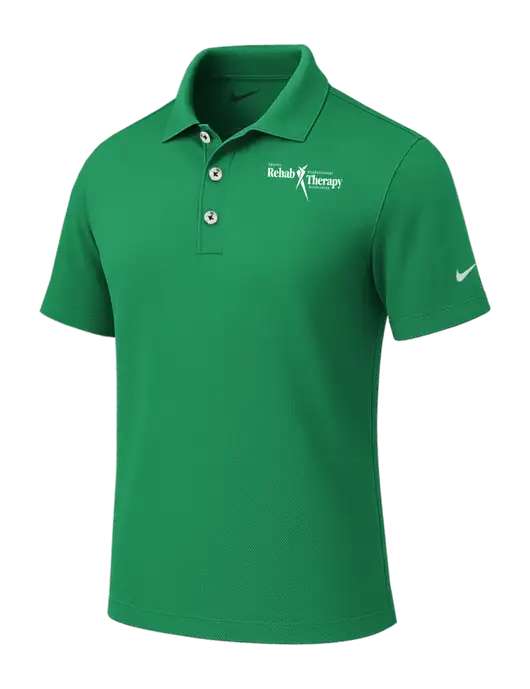 Nike Kelly Green Tech Basic Dri-FIT Polo
 w/Sports Rehab Logo