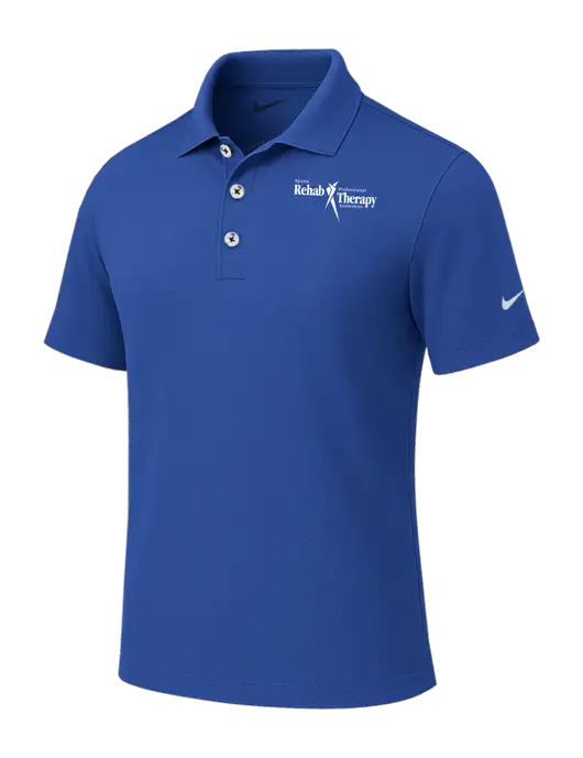 Nike Royal Tech Basic Dri-FIT Polo
 w/Sports Rehab Logo