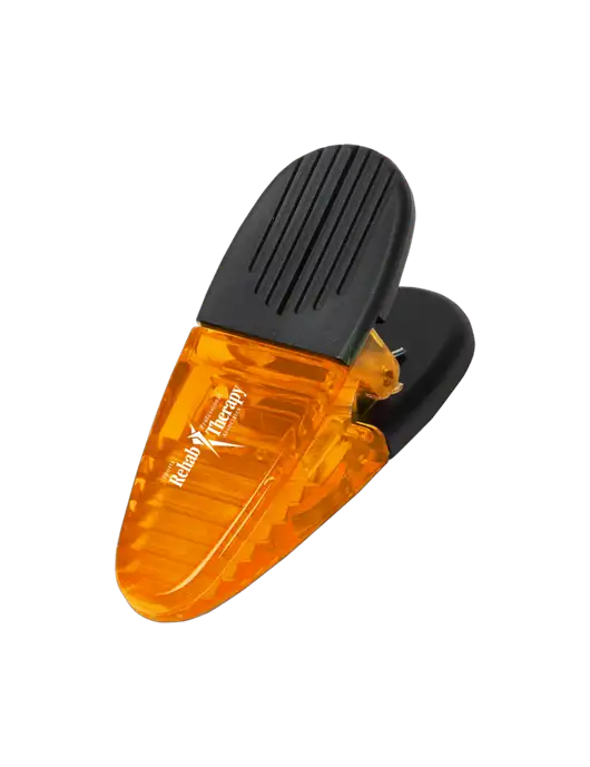 Magnetic Orange Power Clip w/Sports Rehab Logo