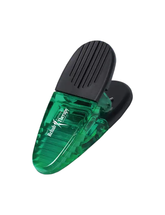 Magnetic Green Power Clip w/Sports Rehab Logo