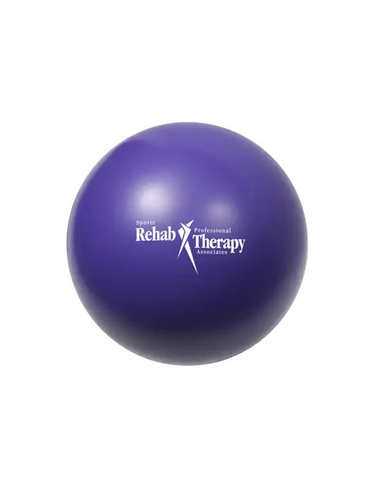 Purple Stress Reliever Ball w/Sports Rehab Logo