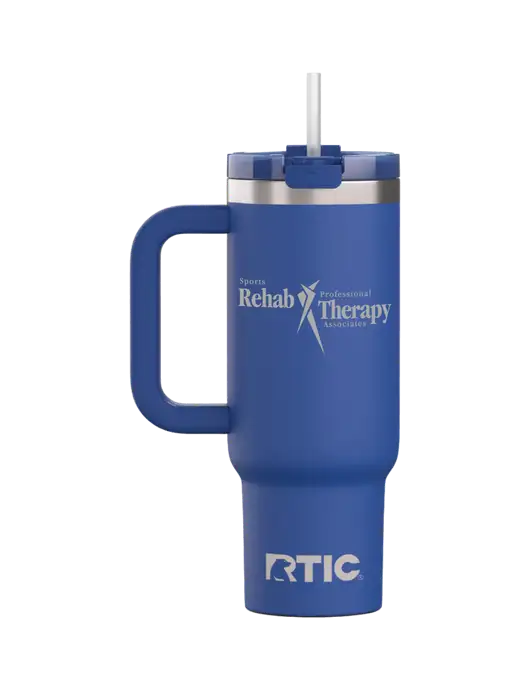 RTIC Road Trip 30oz Royal Blue Tumbler w/Sports Rehab Logo