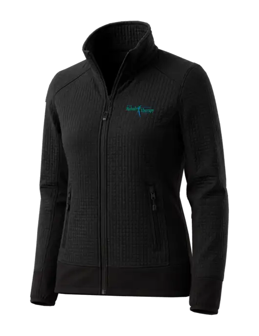 OGIO Womens Black Trax Jacket
 w/Sports Rehab Logo